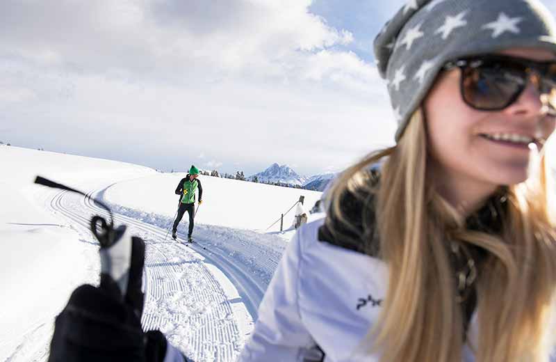 Pista sci da fondo a Valles