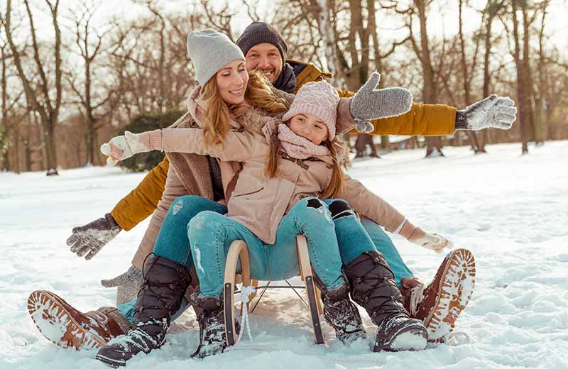 Pista da slittino presso la cabinovia Schilling
